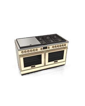 60 In. Gas and Induction  Range Fulgor Milano F4EDF606GBR1-IV