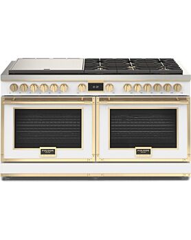 60 In. Gas and Induction  Range Fulgor Milano F4EDF606GBR1-MW
