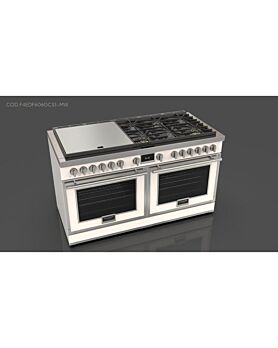 60 In. Gas and Induction  Range Fulgor Milano F4EDF606GCS1-MW