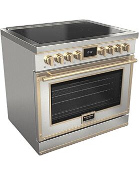 Cuisinière 36 Po. Induction Fulgor Milano F4EIR365BR1-RAL
