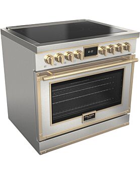 36 In. Induction Range Fulgor Milano F4EIR365BR1-SS