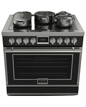 Cuisinière 36 Po. Induction Fulgor Milano F4EIR365CS1-BK