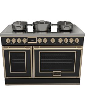 48 In. Induction Range Fulgor Milano F4EIR486BR1-MB