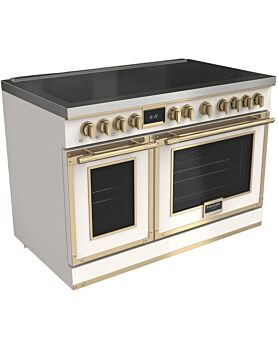 48 In. Induction Range Fulgor Milano F4EIR486BR1-WH