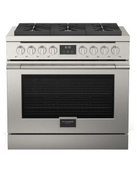 36 In. Gas Range Fulgor Milano F4PGR366S2