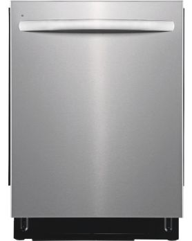 Lave-vaisselle Frigidaire FDSH4502BF 49 dB 23.86 Po. Decibels 49   5 cycles Encastrable   largeur 24 pouces