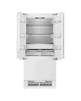 Refrigérateur Fulgor Milano FM4FBM36IFBI Panneau Requis Portes françaises largeur 36 pouces Capacité 19.6 pieds cubes