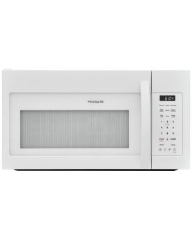 Micro-onde à hotte intégrée 1500 W 1.8 pi. cu. Frigidaire FMOS1846BW  Blanc Capacité 1.8 pied cubic  puissance 1500 watt  Hotte sous cabinet