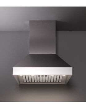 48 In. Chimney Hood  1000 Cubic feet per minute Falmec FPDPR48W9SS-3