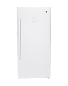 14.1 cu. ft. 28 In. Column Freezer GE Freezer FUF14SMRWW