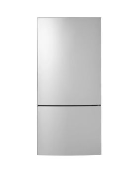 Refrigerator GE GBE17HYRFS Stainless  Capacity 17.7 cubic feet Bottom Freezer / Drawer   width 31 inches