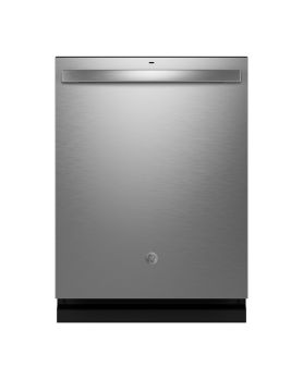 Lave-vaisselle encastré avec cuve en acier inoxydable, 24 po, 45 dB, acier inoxydable, GE GDT670SYVFS Decibels 45   5 cycles Encastrable   largeur 24 pouces