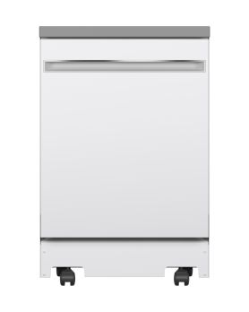 23.63 In. 58 dB Dishwasher GE GPT225SGLWW