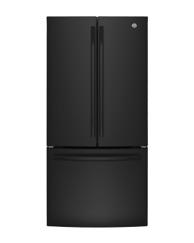 Refrigérateur GE GWE19JGLBB Noir Portes françaises largeur 33 pouces Capacité 18.6 pieds cubes