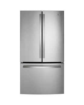 Refrigerator GE GWE22JYMFS Stainless  Capacity 21.9 cubic feet French Door   width 36 inches