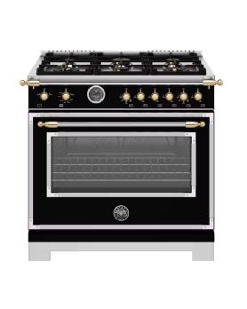 Cuisinière 36 Po. Gaz Bertazzoni HER366BCFGMNG
