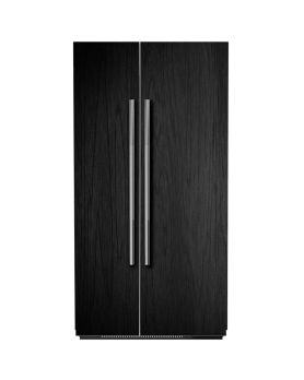 Refrigérateur Jenn-Air JBSFS42NMX Panneau Requis Côte à côte largeur 42 pouces Capacité 25.6 pieds cubes