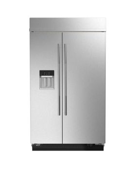 Refrigérateur Jenn-Air JBSS48E22L Panneau Requis Côte à côte largeur 48 pouces Capacité 29.4 pieds cubes
