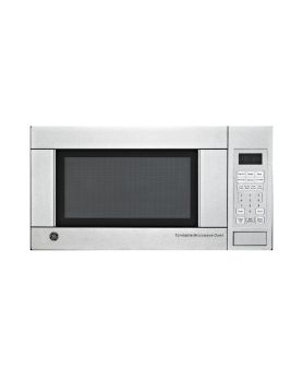 Fours à micro-ondes encastrés de 1.1 Pi. Cu. Acier Inoxydable GE  JE1140STC  Inox  puissance 1100 watt  Encastrable