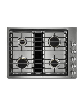 Plaque de cuisson Jenn-Air JGD3430GS avec ventilation intégrée   Gaz 4 éléments