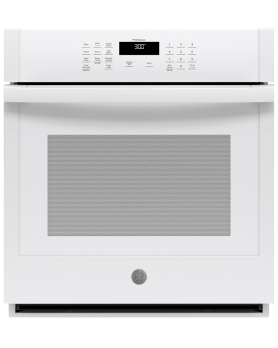 Four mural  GE JKS3000DNWW Blanc   Capacité  4.3 pieds cubes  2600 Watts  Encastrable largeur 27 pouces