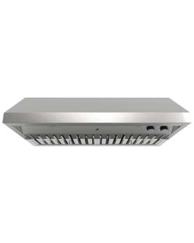 Hotte Sous armoires 36 po. 600 pcm Jenn-Air JXU9136HP Inox Installation Hotte sous cabinet  600 pieds cubes par minute