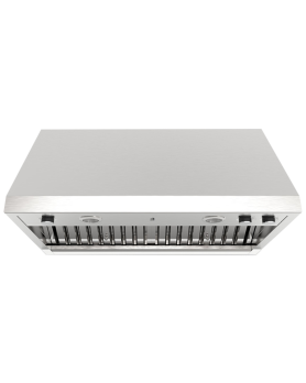 Hotte Professionnelle 36 po. 600 pcm Jenn-Air JXW9036HP Inox Installation Encastrable  600 pieds cubes par minute