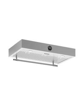 48 In. Chimney Hood  600 Cubic feet per minute Bertazzoni K48HERTX