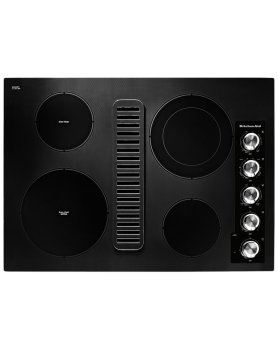 Ceramic Glass cooktop - integrated ventilation KitchenAid KCED600GBL