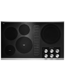 Ceramic Glass cooktop - integrated ventilation KitchenAid KCED606GSS