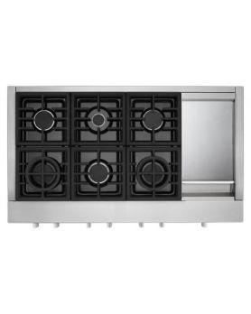 Gas cooktop 48 In. KitchenAid KCGC558JSS