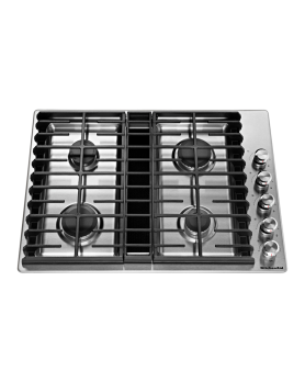 Gas cooktop - integrated ventilation KitchenAid KCGD500GSS