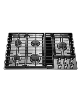 Gas cooktop - integrated ventilation KitchenAid KCGD506GSS