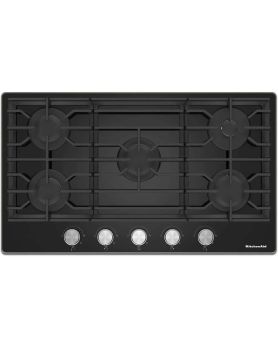 Gas cooktop 37 In. KitchenAid KCGG536PBL
