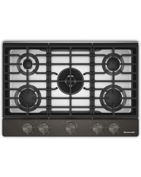 Plaque de cuisson gas 30 Po. KitchenAid KCGK530SBE