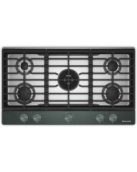 Plaque de cuisson gas 36 Po. KitchenAid KCGK536SJP