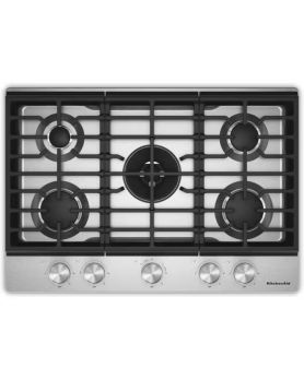 Plaque de cuisson gas 30 Po. KitchenAid KCGK730SSS
