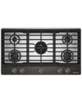 Plaque de cuisson gas 36 Po. KitchenAid KCGK736SBE