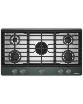 Plaque de cuisson gas 36 Po. KitchenAid KCGK736SJP