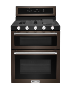 30 In. Gas Range KitchenAid KFGD500EBS
