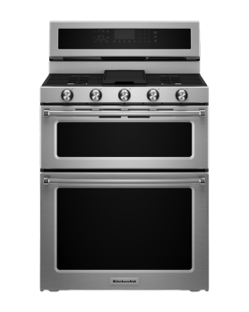 Cuisinière de 30 po. KitchenAid en Inox KFGD500ESS  Inox    500 Watts  largeur 30 pouces