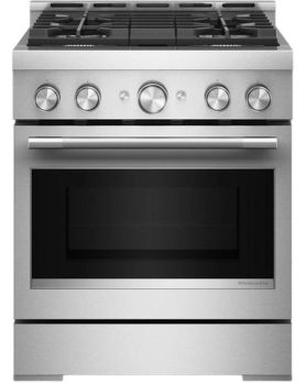 30 In. Gas Range KitchenAid KFGS930SSS