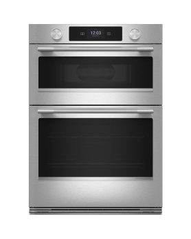Fours combinés KitchenAid KOEC730SPS en Inox  Four 1 Micro-Onde à Convection Four 2 Convection européenne véritable Encastrable largeur 30