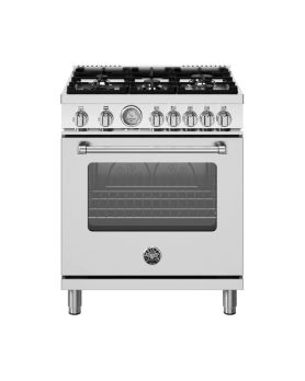 Cuisinière 30 Po. Gaz Bertazzoni MAS305GASXVLP  Inox 5 bruleurs     Capacité 4.7 pieds cubes   largeur 30 pouces