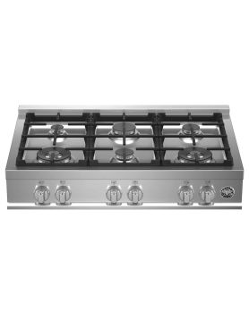 Gas cooktop 36 In. Bertazzoni MAST366RTXE