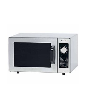 Micro-ondes commercial de comptoir 20 po. 1000W, 0.8 pi.cu., façade inox, Panasonic NE1025CC  Inox Capacité 0.8 pied cubic  puissance 1000 watt  Comptoir