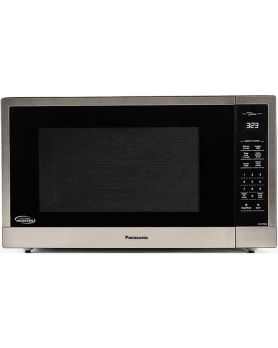 Countertop microwave 24 in. 1200W, 2.2 cu.ft., stainless steel, Panasonic Genius® NNST96JSC  Stainless Capacity 2.2 cubic feet  power 1200 watt  Built-in