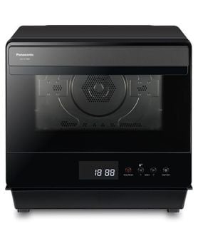 Fours combinés Panasonic NUSC180B en Inox Noir  Autoportant largeur 30