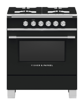 30 in. Fisher and Paykel Range in Black OR30SCG4B1  Black      Width 30 inches
