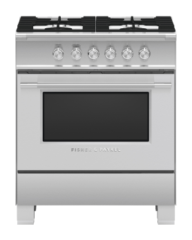 30 in. Fisher and Paykel Range in Stainless OR30SCG4X1  Stainless      Width 30 inches